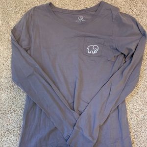 Purple Ivory Ella Long Sleeve Shirt XS